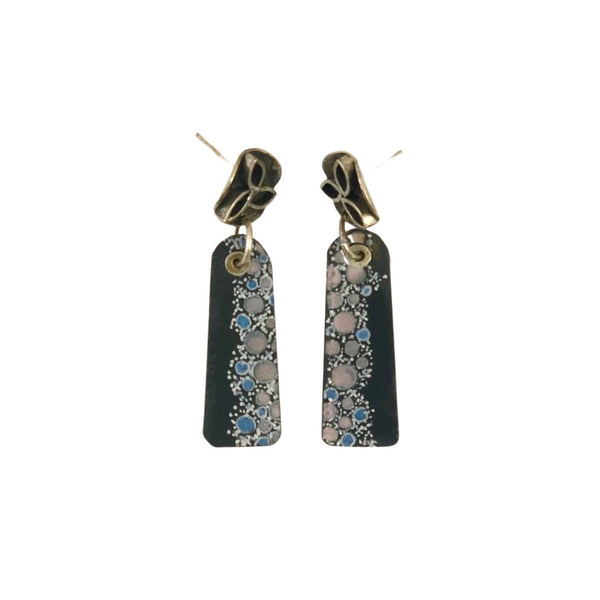 Steel Pigment Earrings