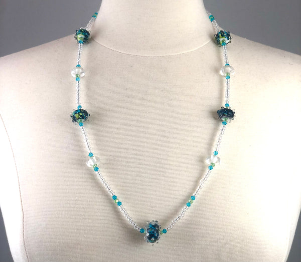 Hilltop Glass Bead Necklace